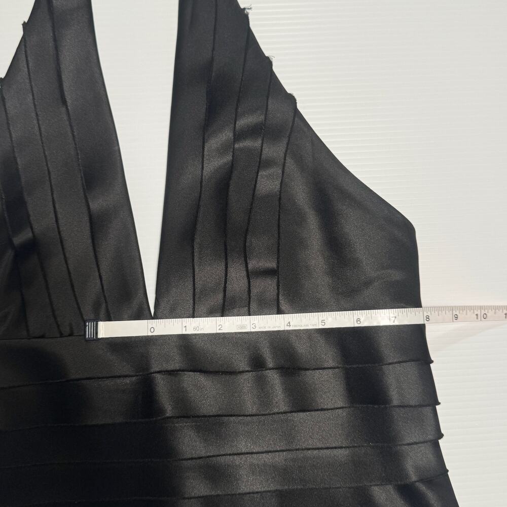 BCBGMAXAZRIA T Bandage Halter Bandage Dress VTG Women’s 10 Tiered Y2K 2000s Club - Picture 13 of 16